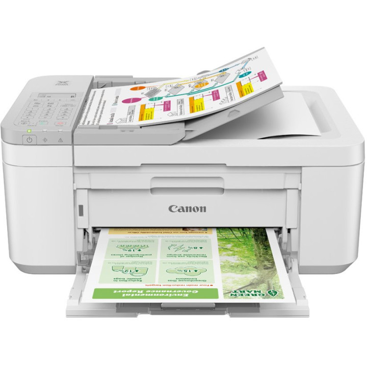 Мултифункционално устройство Canon PIXMA TR4756i, цветен мастиленоструен принтер, 8.8 ppm, Wi-Fi, Duplex, ADF, Fax - 5074C046AC 