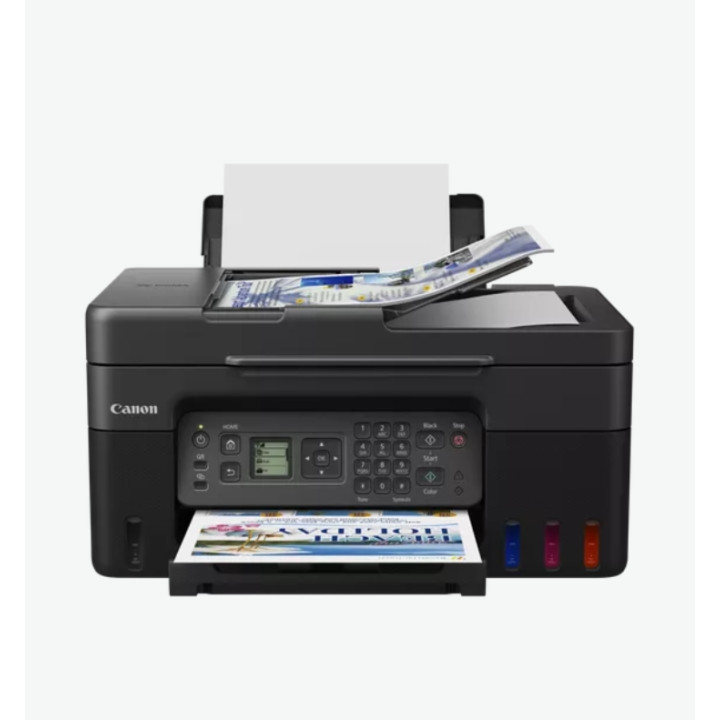 Мастилоструйно многофункционално устройство Canon PIXMA G4470, Print/Scan/Copy/Fax, WiFi, ADF - 5807C009AA - 5