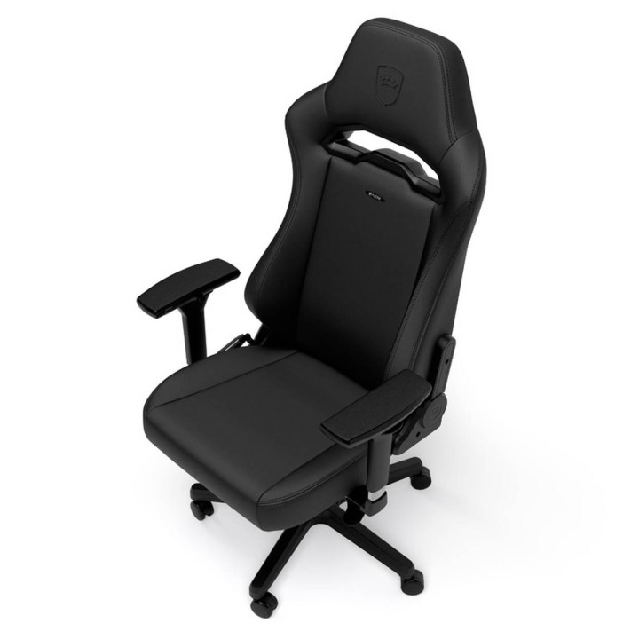 Геймърски стол noblechairs HERO ST Black Edition, макс. тегло 150kg, изкуствена кожа, черен - NBL-HRO-ST-BED - 7