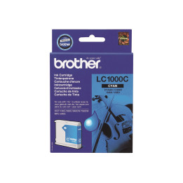 Мастилена касета Brother LC-1000, Cyan, 400 страници - LC1000C - 1