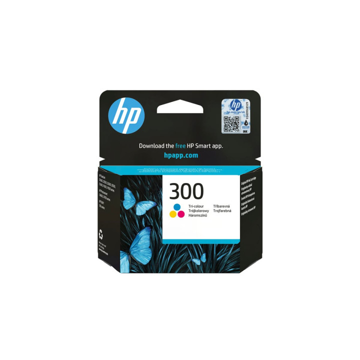 Мастилена касета HP 300, цветна (циан, магента, жълто), 4ml, 165 страници - CC643EE#UUS - 3