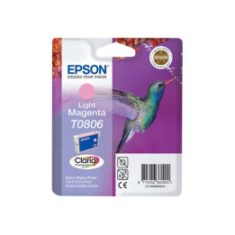 Мастилена касета Epson T0801, черна, 7.4ml, 330 страници - C13T08014011 - 1