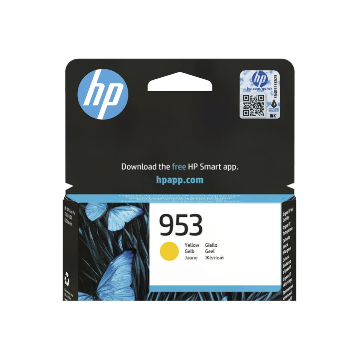 Мастилена касета HP 953, Yellow, 700 страници - F6U14AE#BGX - 1