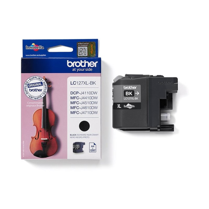 Мастилена касета Brother LC-127XL, Black, 1200 стр. - LC127XLBKBP - 3