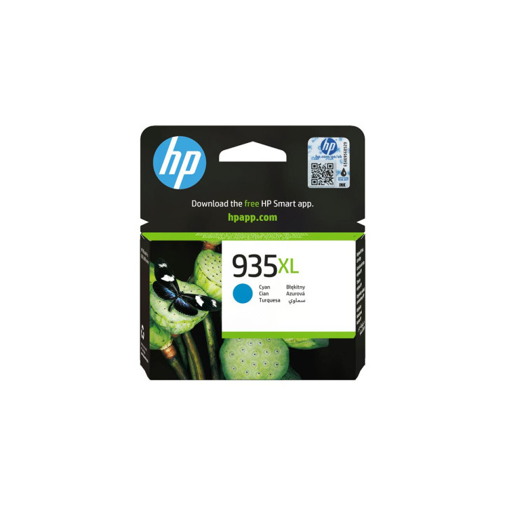 Мастилена касета HP 935XL, Cyan, 825 стр., High Yield - C2P24AE#BGX - 2