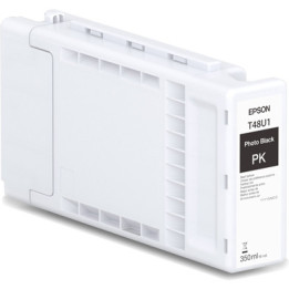 Мастилена касета Epson UltraChrome Pro6 T48U1, Photo Black, 350ml - C13T48U100 - 1