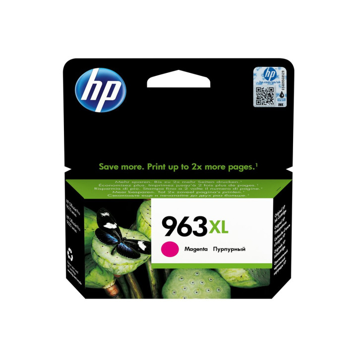 Мастилена касета HP 963XL, Magenta, High Yield, 1600 страници - 3JA28AE#BGX - 1