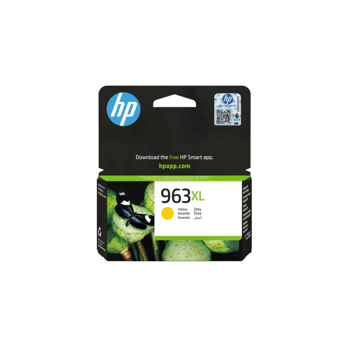 Мастилена касета HP 963XL, Yellow, High Yield, 1600 стр. - 3JA29AE#BGX - 2