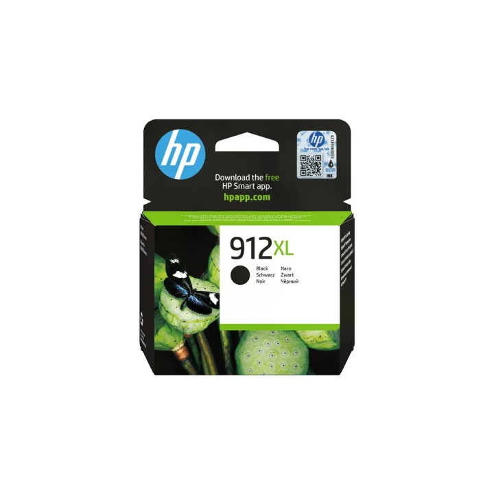 Мастилена касета HP 912XL, Black, 18ml, High Yield - 3YL84AE#BGX - 2