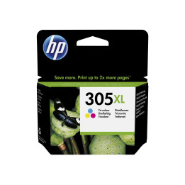Мастилена касета HP 305XL, цветна (cyan, magenta, yellow), high yield до 200 стр. - 3YM63AE#UUS - 1