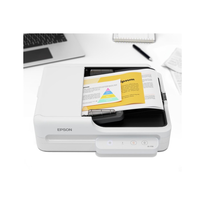 Скенер EPSON WorkForce DS-1730, 30ppm, 1200dpi, USB 2.0 - B11B273401 - 5