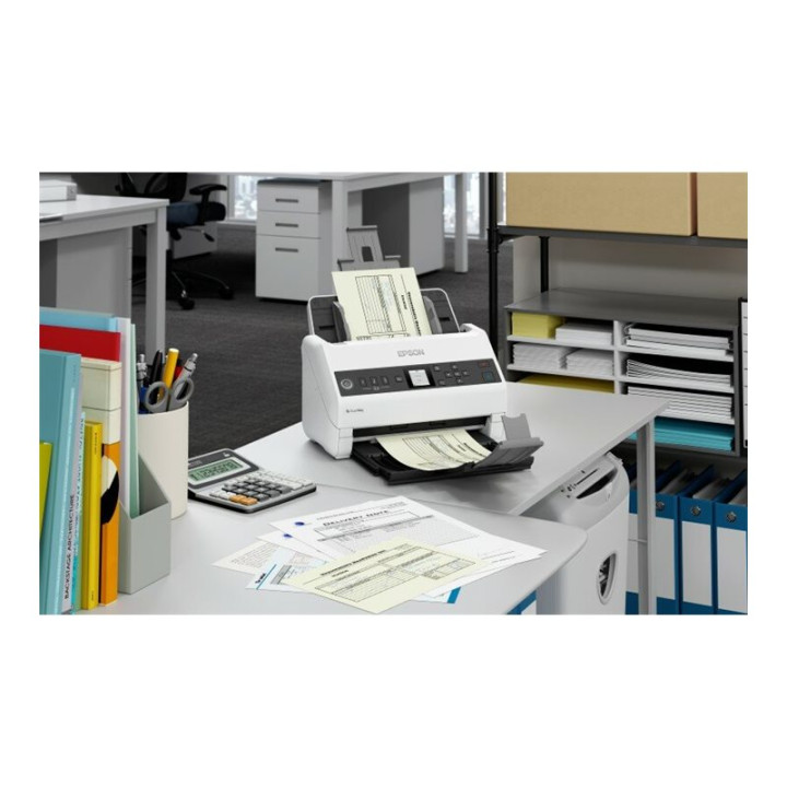 Скенер EPSON WorkForce DS-730N, документен, 600dpi, 40ppm, USB 2.0, Gigabit LAN - B11B259401 - 2