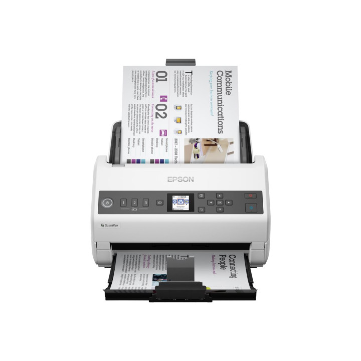 Скенер EPSON WorkForce DS-730N, документен, 600dpi, 40ppm, USB 2.0, Gigabit LAN - B11B259401 - 6