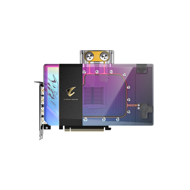 Видео карта GIGABYTE AORUS RTX 5090 XTREME WATERFORCE WB, 32GB GDDR7 512-bit - GV-N5090AORUSXWB-32GD - 3