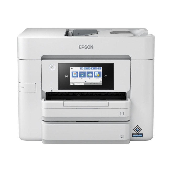 Мултифункционално устройство Epson WorkForce Pro WF-C4810DTWF, A4, цветен мастиленоструен принтер, 36ppm, скенер, копир, факс, д