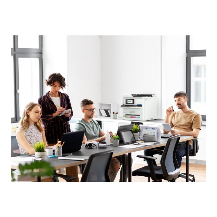 Мултифункционално устройство Epson WorkForce Pro EM-C800RDWF, A4, цветен мастиленоструен принтер, 25ppm, факс, скенер, копир, Wi