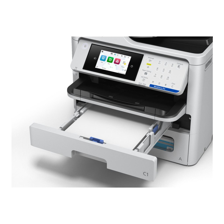 Мултифункционално устройство Epson WorkForce Pro EM-C800RDWF, A4, цветен мастиленоструен принтер, 25ppm, факс, скенер, копир, Wi