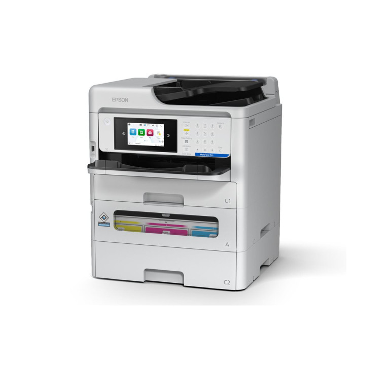 Мултифункционално устройство Epson WorkForce Pro EM-C800RDWF, A4, цветен мастиленоструен принтер, 25ppm, факс, скенер, копир, Wi