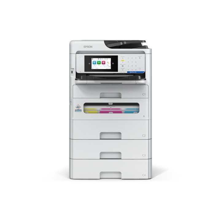 Мултифункционално устройство Epson WorkForce Pro EM-C800RDWF, A4, цветен мастиленоструен принтер, 25ppm, факс, скенер, копир, Wi