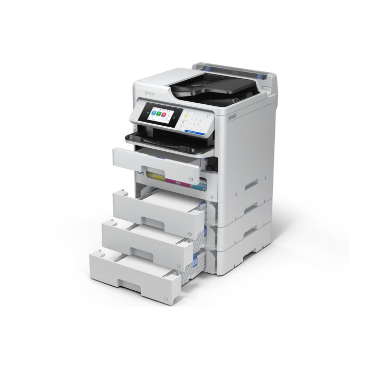 Мултифункционално устройство Epson WorkForce Pro EM-C800RDWF, A4, цветен мастиленоструен принтер, 25ppm, факс, скенер, копир, Wi