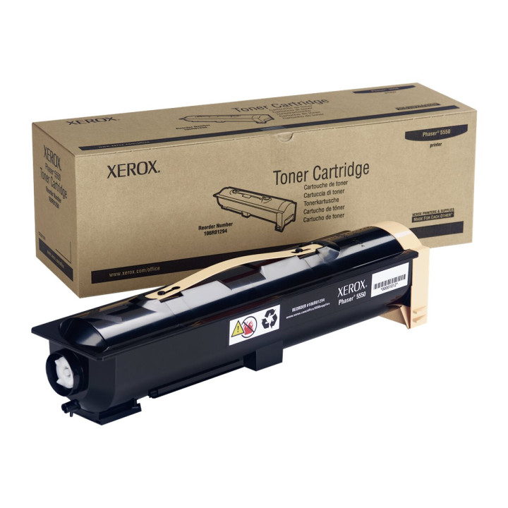 Тонер касета Xerox Phaser 5550, черна, 35000 страници - 106R01294 - 1