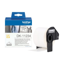 Етикети Brother DK11234, бели самозалепващи се, 60 x 86 mm, 260 бр./ролка - DK11234 - 1