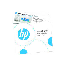 Фотохартия HP Advanced, 10x30.5cm (4x12"), гланц, 250g/m², 10 листа - 49V51A - 1