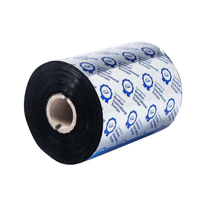Термотрансферна лента Brother Premium Wax, 110mm x 600m, черна, комплект 6 броя - BWP1D600110 - 2