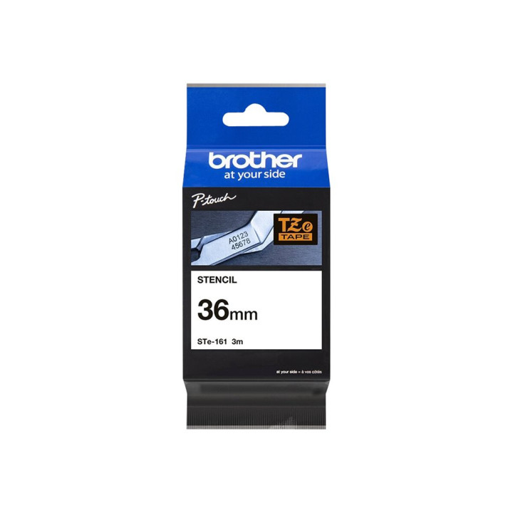 Лента Brother STE161, 36mm Stencil Tape, черна, 3.6cm x 3m - STE161 - 1
