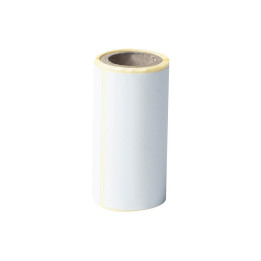 Ролка с етикети Brother, 76x44mm бяла, директен термопечат, 70 етикета - BDE1J044076040 - 1