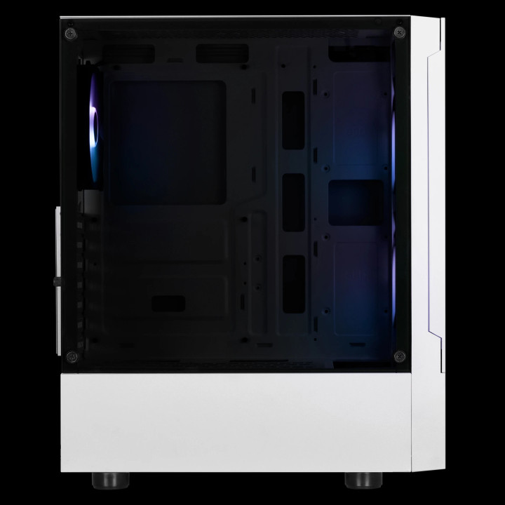 Кутия за компютър Gamdias TALOS E3 MESH White, ATX, aRGB, Tempered Glass - GAMDIAS-TALOS-E3-MESH-WH