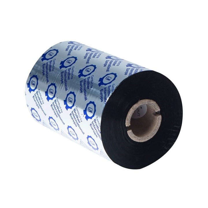 Термотрансферна лента Brother Premium Wax, 110mm x 450m, черна - BSP1D450110 - 3