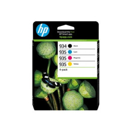 Комплект мастилени касети HP 934/935, 4-pack (Black/Cyan/Magenta/Yellow) - 6ZC72AE#LS1 - 1