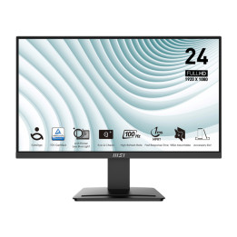 Монитор MSI PRO MP2412, 23.8" Full HD VA 100Hz, 1ms - 9S6-3BA9CH-059 - 1