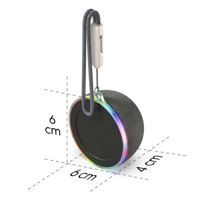 Bluetooth колонка HAMA MagBuddy, 5W, сива - HAMA-188245 - 4