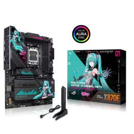 Дънна платка ASUS ROG STRIX X870E-H GAMING Hatsune Miku Edition, AM5, AMD X870E, DDR5, Wi-Fi 7 - 90MB1MA0-M0EAY0 - 1