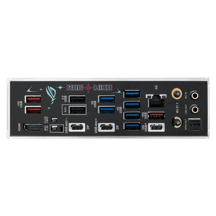 Дънна платка ASUS ROG STRIX X870E-H GAMING Hatsune Miku Edition, AM5, AMD X870E, DDR5, Wi-Fi 7 - 90MB1MA0-M0EAY0 - 8