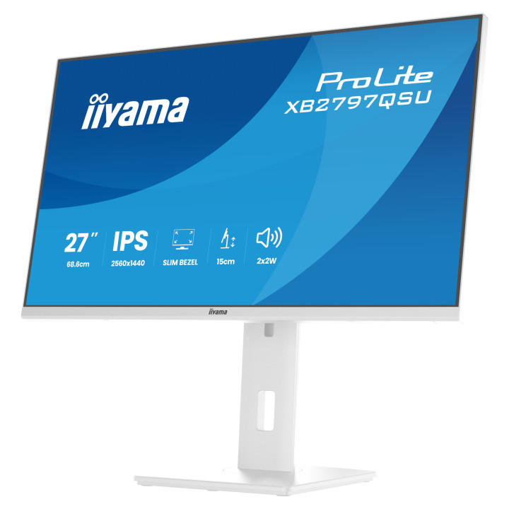 Монитор IIYAMA XB2797QSU-W1, 27" QHD IPS 75Hz - 5