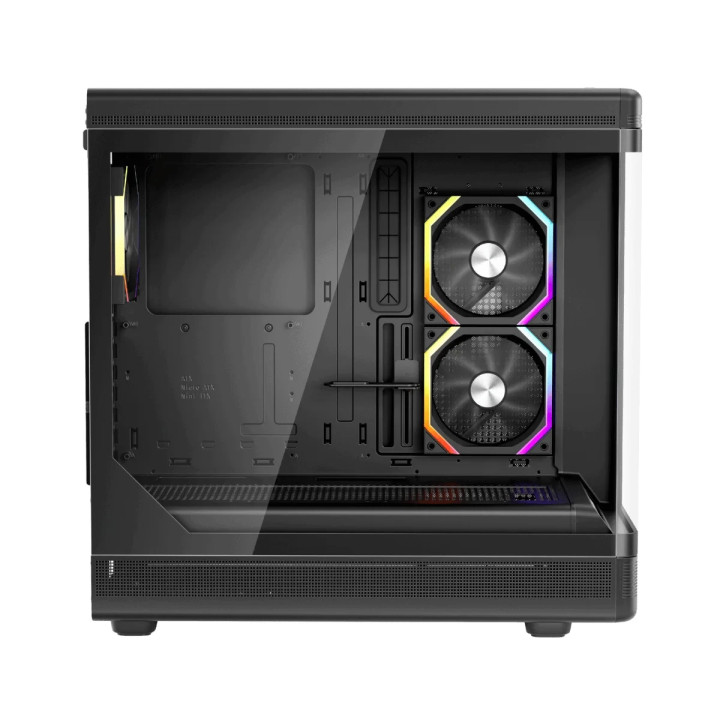 Кутия за компютър 1stPlayer PB8, ATX Middle Tower, 3x120mm A-RGB вентилатори, USB-C, Tempered Glass - PB8-BK-2FH7R-1FH7 - 18