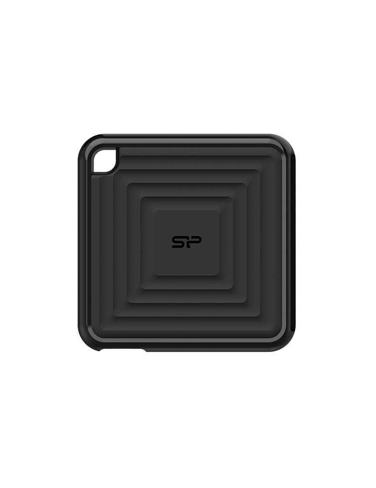 Външен SSD диск Silicon Power 512TB PC60, USB 3.2 Gen2 Type-C, Черен - SP512GBPSDPC60CK