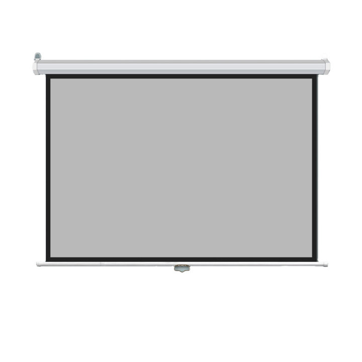 Проекторен екран ESTILLO Roller Projector, 180 x 180 см, 1:1, ръчен, стенен монтаж - EST-SCREEN-ROLLER - 1