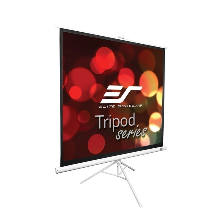 Екран на стойка Elite Screen T99NWS1 Tripod, 99" (1:1), 177.8 x 177.8 cm, White - T99NWS1 - 1
