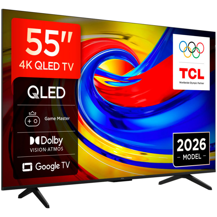 Телевизор TCL 55P7L, 55" 4K UHD QLED, Google TV, 20W - 2