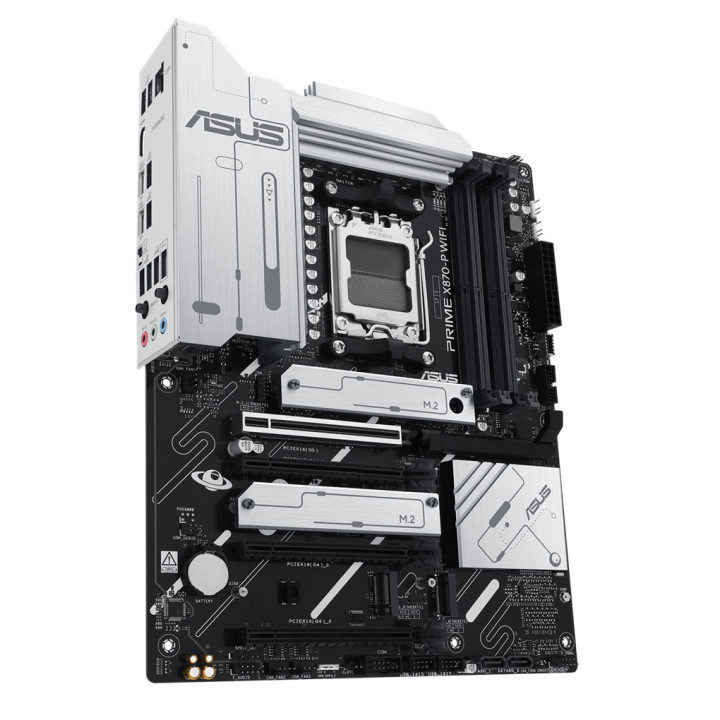 Дънна платка ASUS PRIME X870-P WIFI, AM5, AMD X870, 4xDDR5, 4xM.2, 2.5Gb LAN, Wi-Fi 7 - 90MB1IS0-M0EAY0 - 3