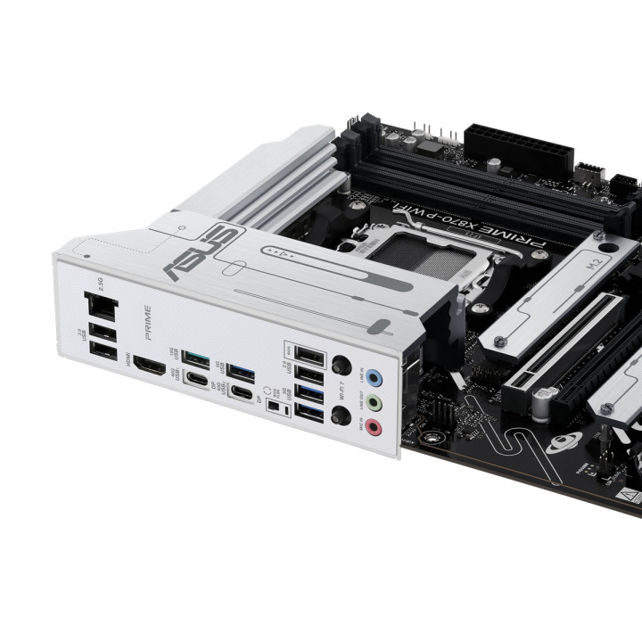 Дънна платка ASUS PRIME X870-P WIFI, AM5, AMD X870, 4xDDR5, 4xM.2, 2.5Gb LAN, Wi-Fi 7 - 90MB1IS0-M0EAY0 - 4