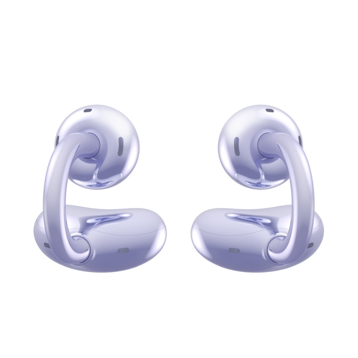 Слушалки Honor CHOICE Earbuds Clip Active, Open-ear, Bluetooth 5.3, AI шумопотискане, 36h батерия, Лилави - 6975840261116 - 3