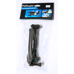 POPcam  универсална пръчка с три рамена и статив - черен 3-way