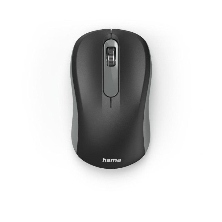 Безжична мишка HAMA AMW-200, USB, 3 бутона, 2.4 GHz, Сив/Черен - HAMA-134960