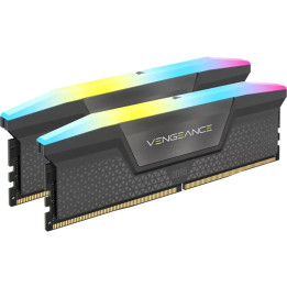 RAM памет Corsair VENGEANCE RGB, 32GB (2x16GB) DDR5 6000MT/s CL38 - CMH32GX5M2D6000Z38 - 1
