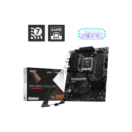Дънна платка MSI PRO B850-S EVO WIFI, ATX, Socket AM5, DDR5 - 911-7E97-001 - 1